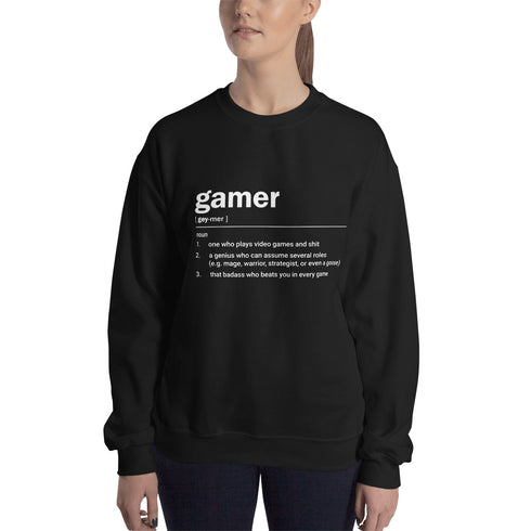 Gamer Definition Sweatshirt